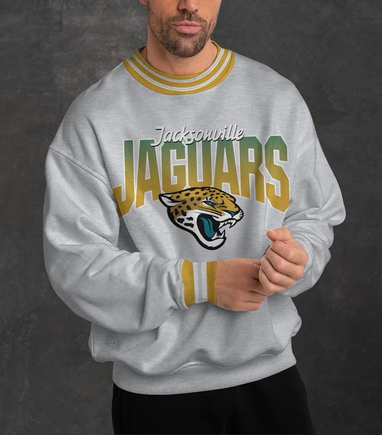 Jacksonville Jaguars 3D Limited Edition Crew Neck sweatshirt