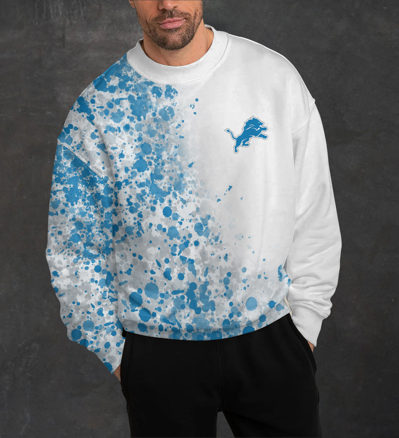 Detroit Lions 3D Limited Edition Crew Neck sweatshirt
