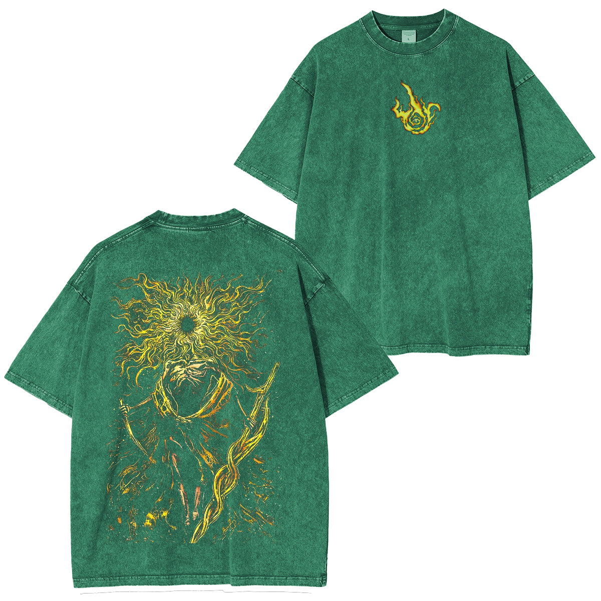 Midra Lord of Frenzied Flame Graphic Vintage Washed Unisex T-Shirt