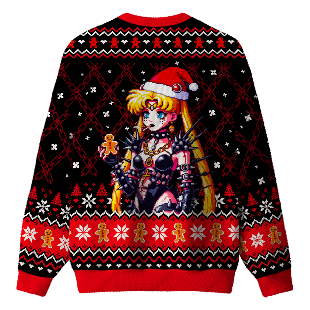 PUNK MOON UGLY CHRISTMAS SWEATSHIRT — image 2