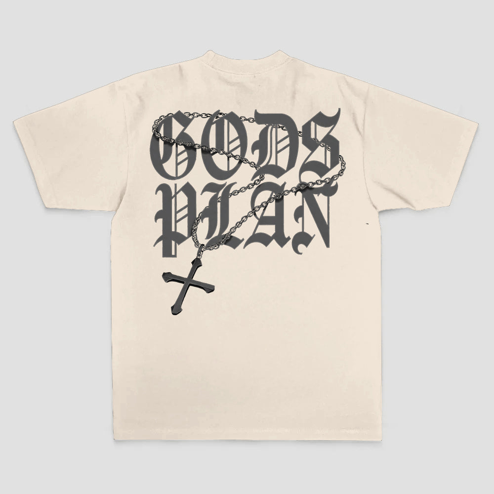 God's Plan Printed Men's T-shirt