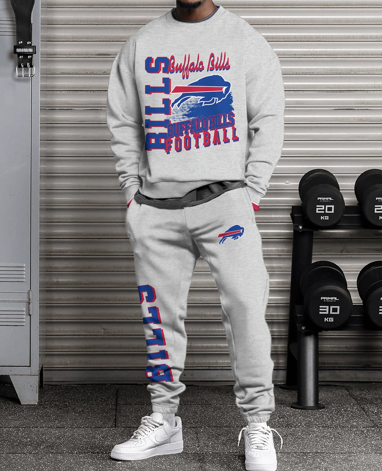 Buffalo Bills   3D sweatsuit and sweatpants 2 piece outfits