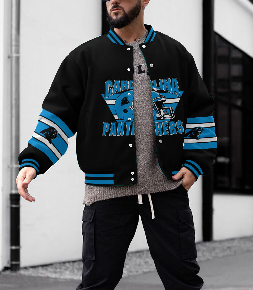 Carolina Panthers Men's Limited Edition Full-Snap Casual Jacket
