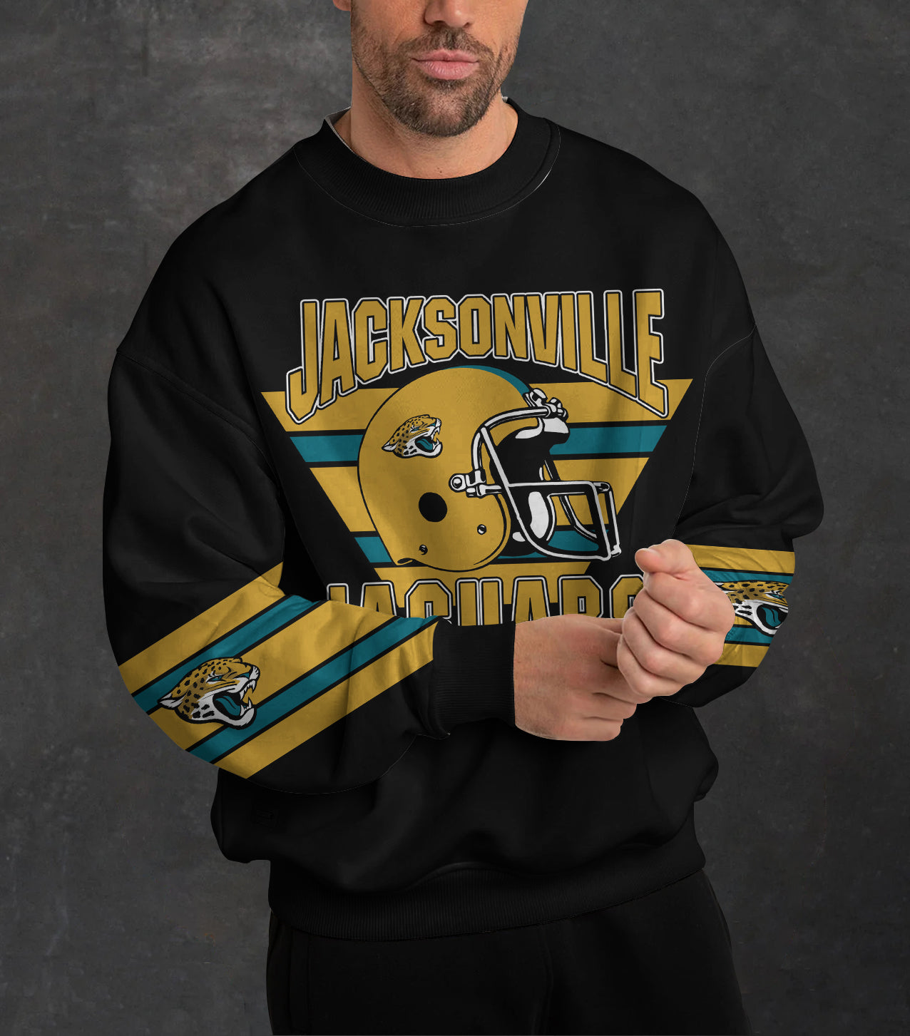 Jacksonville Jaguars 3D Limited Edition Crew Neck sweatshirt
