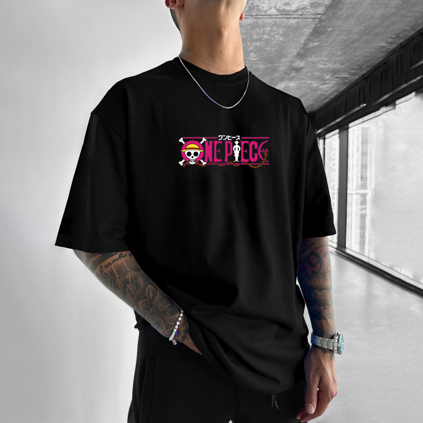 Unisex Casual Anime Print T-Shirt