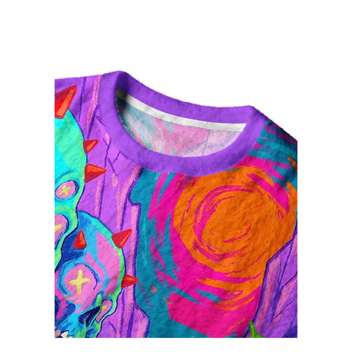PSYCHO SKULL KNIT SWEATSHIRT — image 3