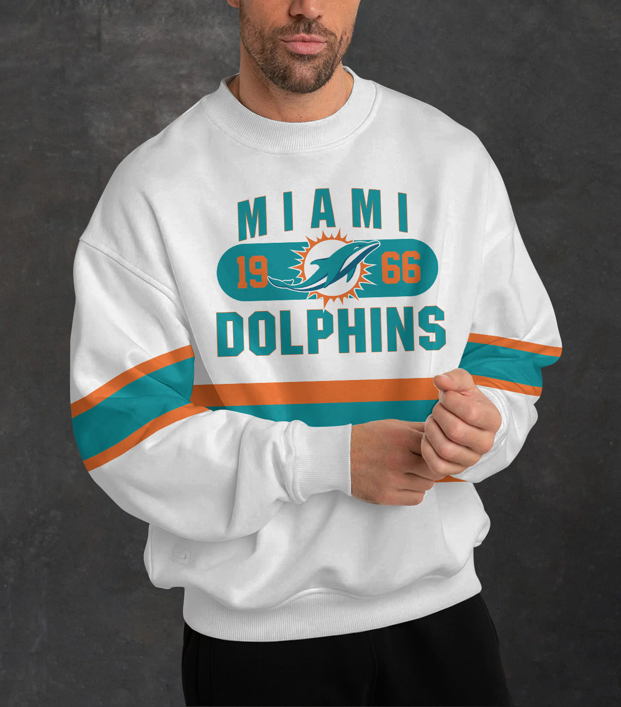 Miami Dolphins 3D Limited Edition Crew Neck sweatshirt