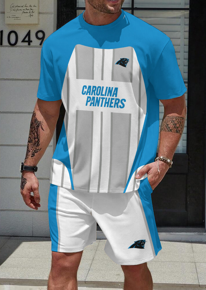 Carolina Panthers Limited Edition Top And Shorts Two-Piece Suits