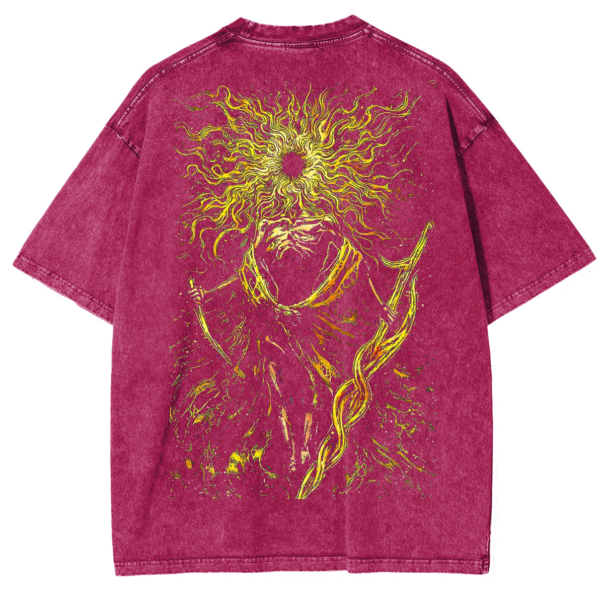Midra Lord of Frenzied Flame Graphic Vintage Washed Unisex T-Shirt