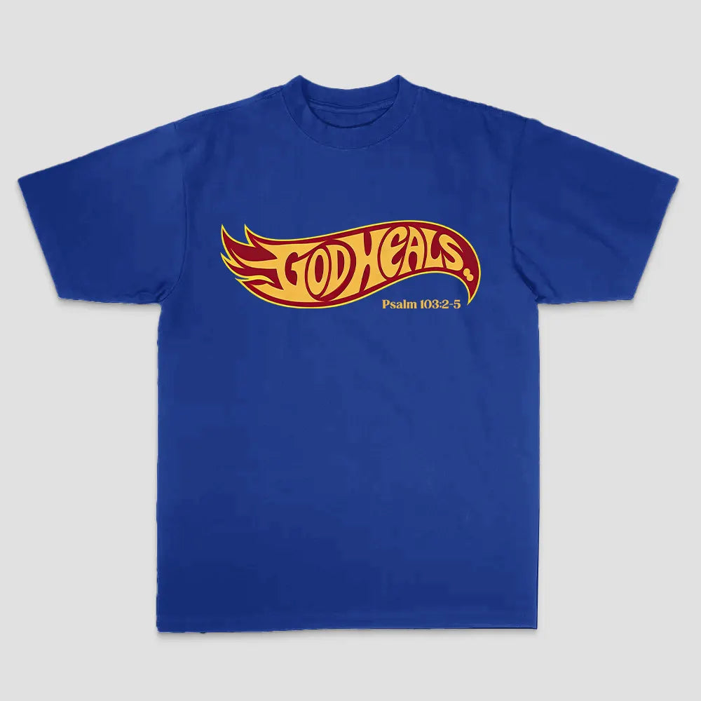 God Heals Psalm 103:2-5 Printed Men's T-shirt