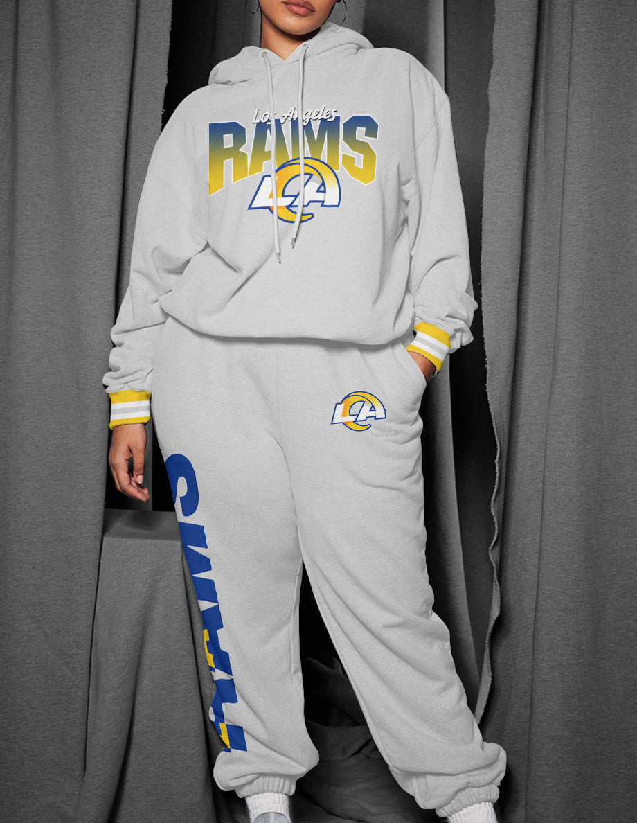 Los Angeles Rams 3D Printed Pullover Hoodie And Sweatpant 2pcs Tracksuits