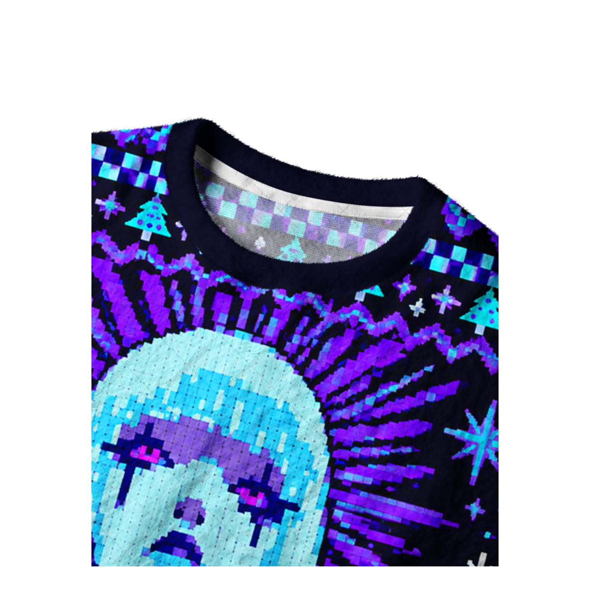 CYBER NOIR UGLY CHRISTMAS SWEATSHIRT — image 3
