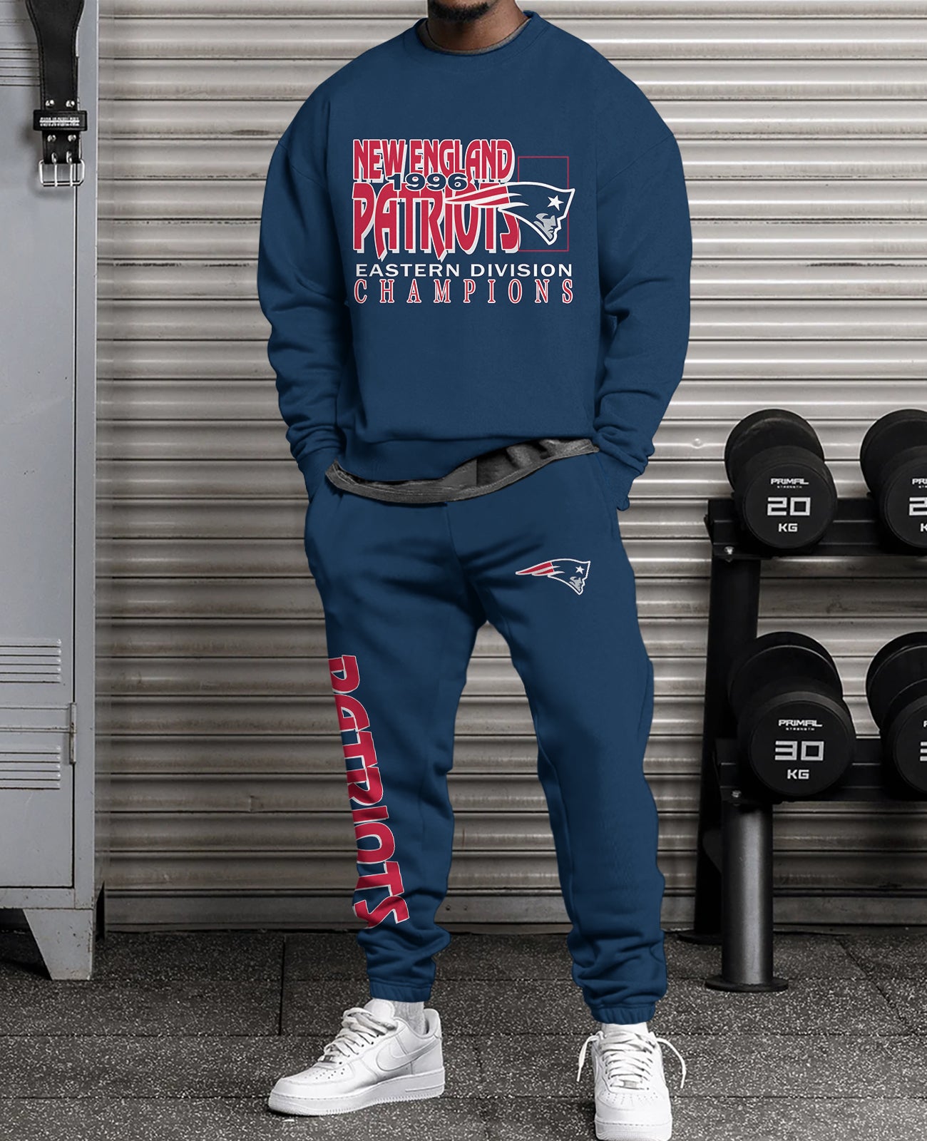New England Patriots  3D sweatsuit and sweatpants 2 piece outfits