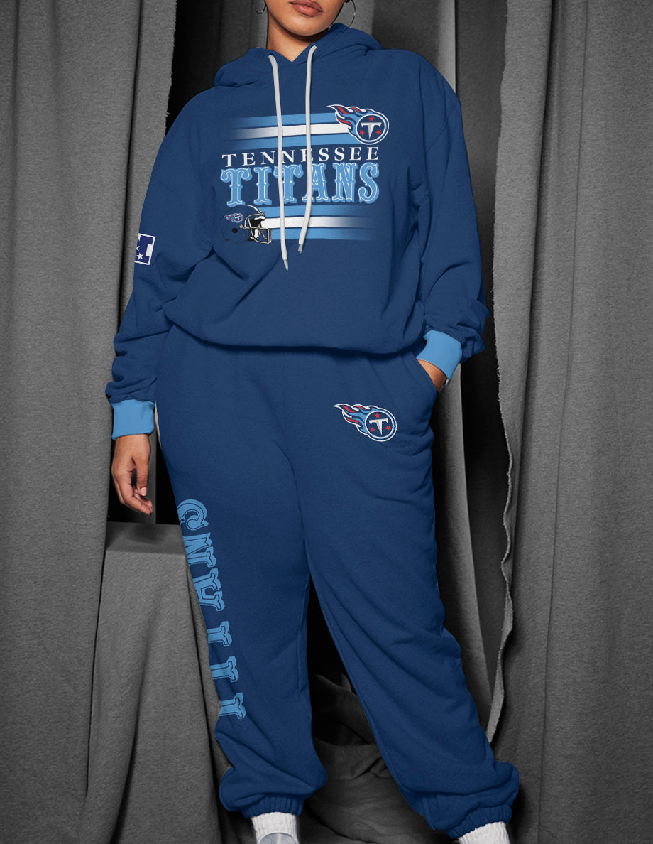 Tennessee Titans 3D Printed Pullover Hoodie And Sweatpant 2pcs Tracksuits
