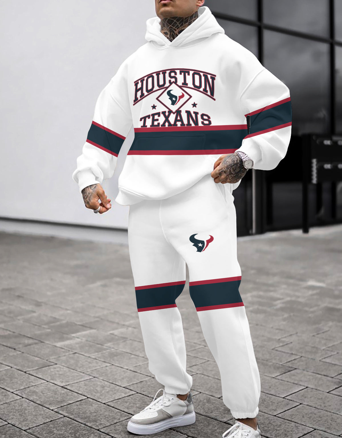 Houston Texans 3D Printed Pullover Hoodie And Sweatpant 2pcs Tracksuits