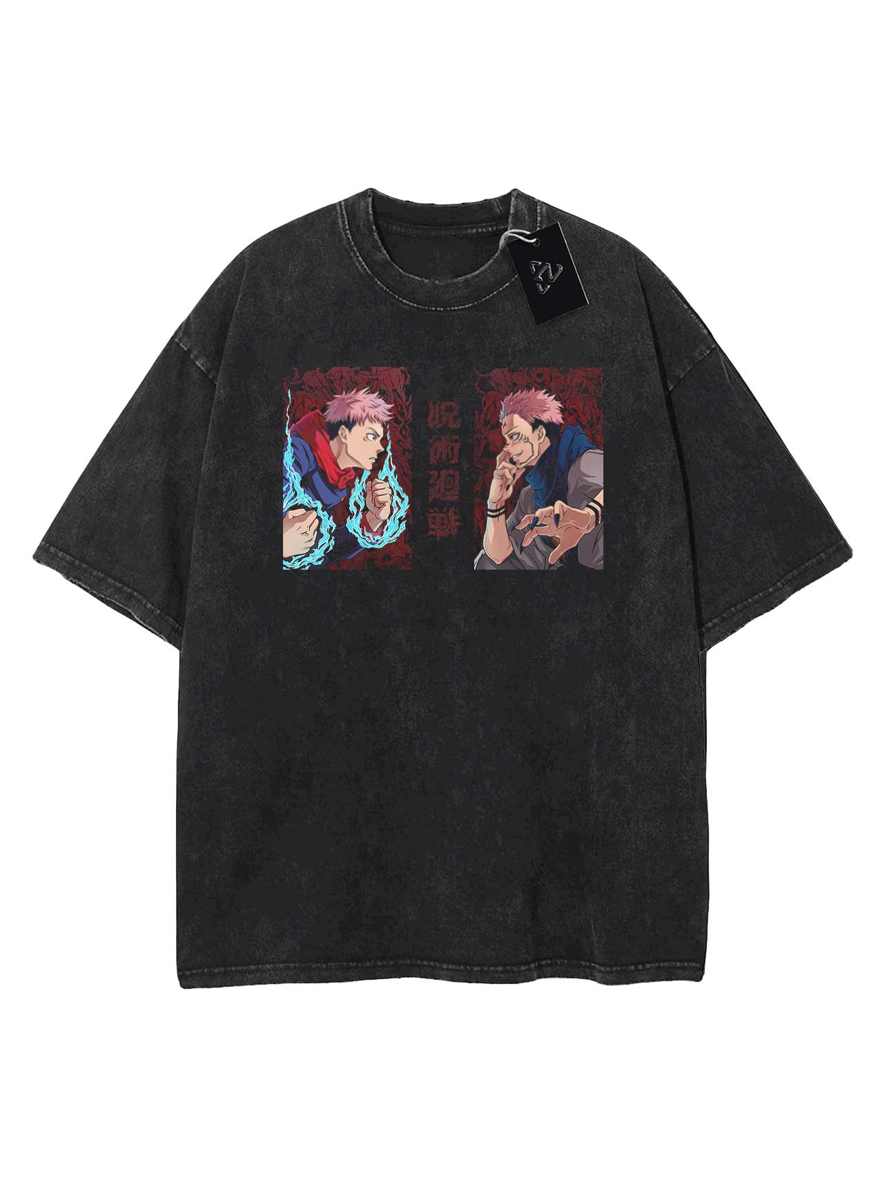 Yuta VS Sukuna 2-Sided Vintage Tee