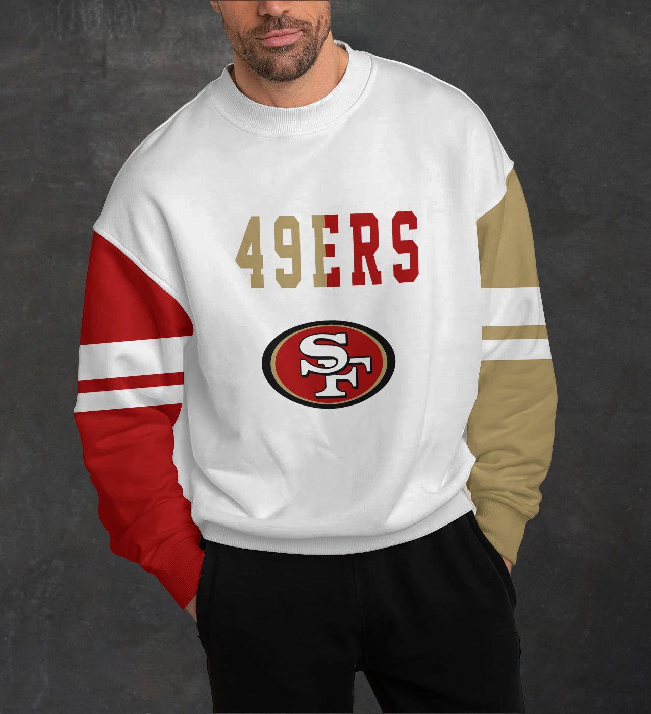San Francisco 49ers 3D Limited Edition Crew Neck sweatshirt