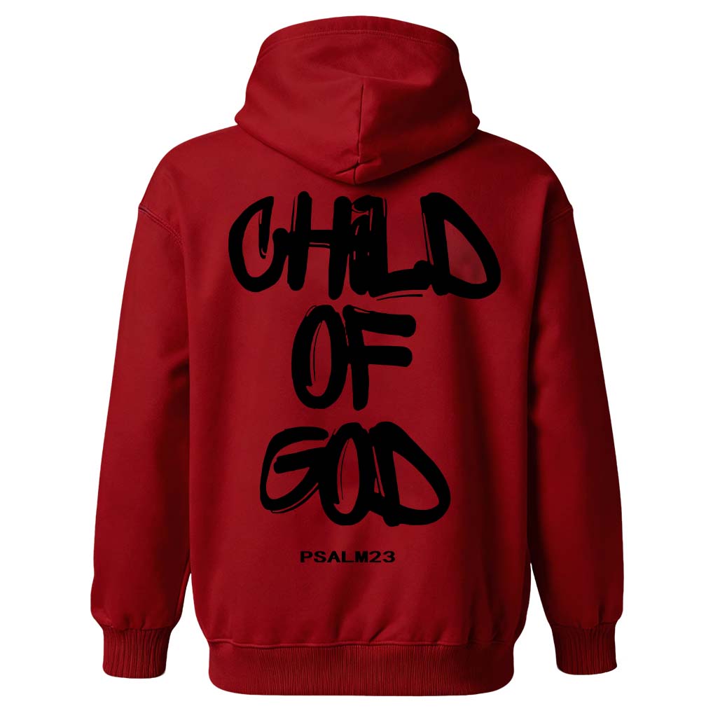 Child Of God Psalm 23 Printed Men's Hoodie