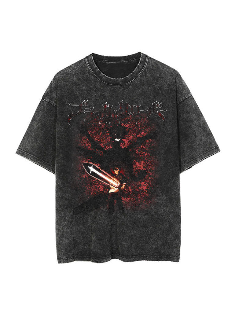 Black Clover Vintage Tee