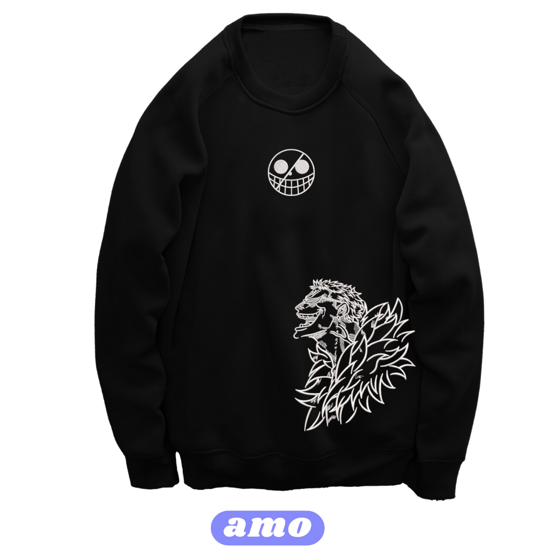 Donquixote Doflamingo One Piece embroidered Sweater