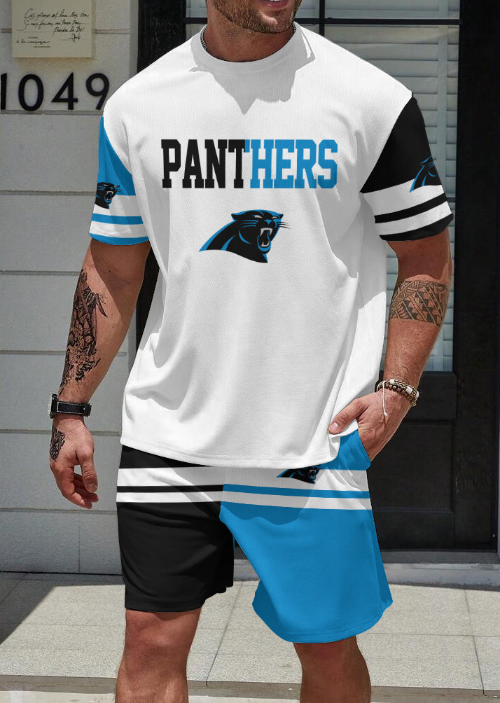 Carolina Panthers Limited Edition Top And Shorts Two-Piece Suits