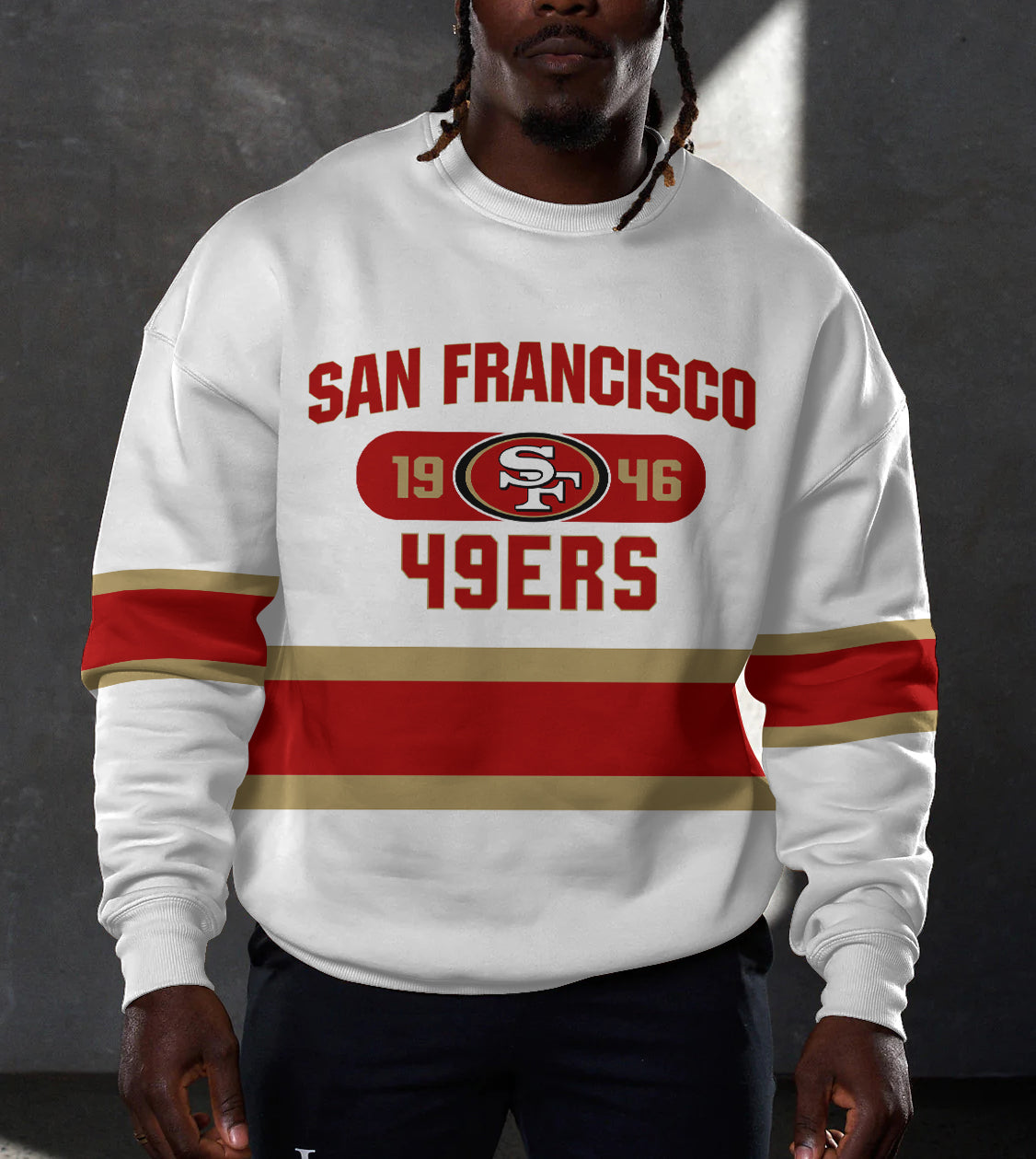 San Francisco 49ers 3D Limited Edition Crew Neck sweatshirt