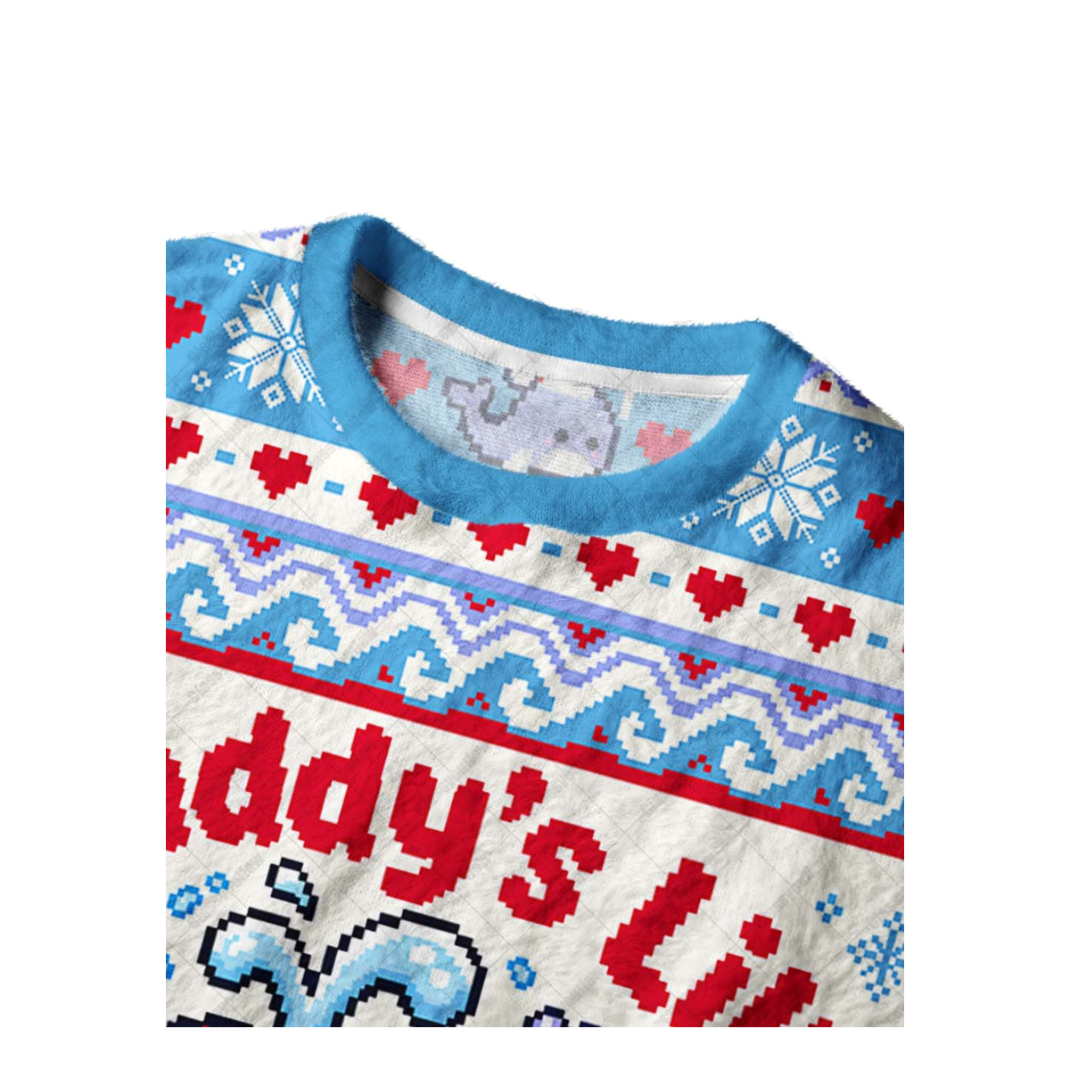 DADDY'S LIL' SQUIRTER UGLY CHRISTMAS SWEATSHIRT — image 3