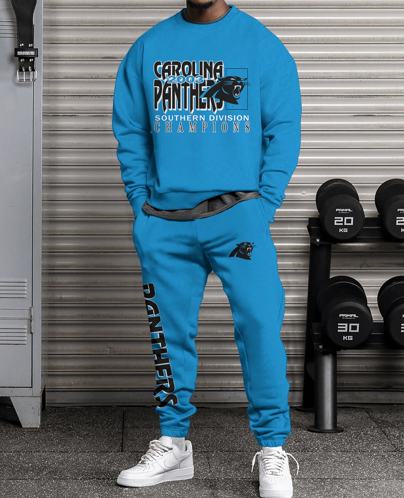 Carolina Panthers  3D sweatsuit and sweatpants 2 piece outfits