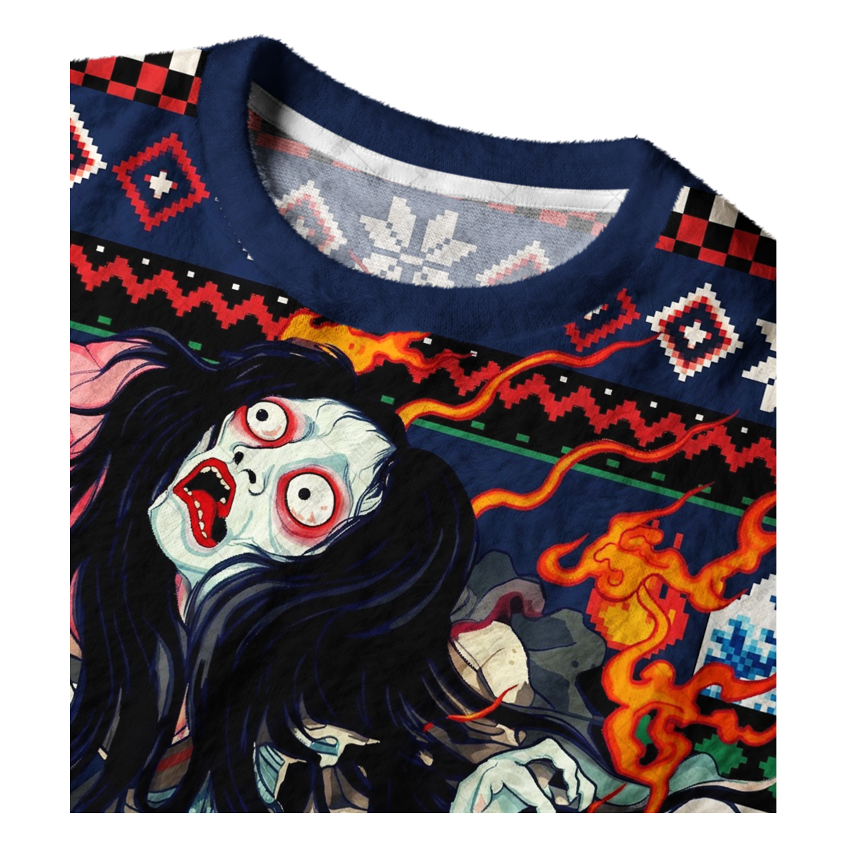 DEMON WAVE UGLY CHRISTMAS SWEATSHIRT — image 3