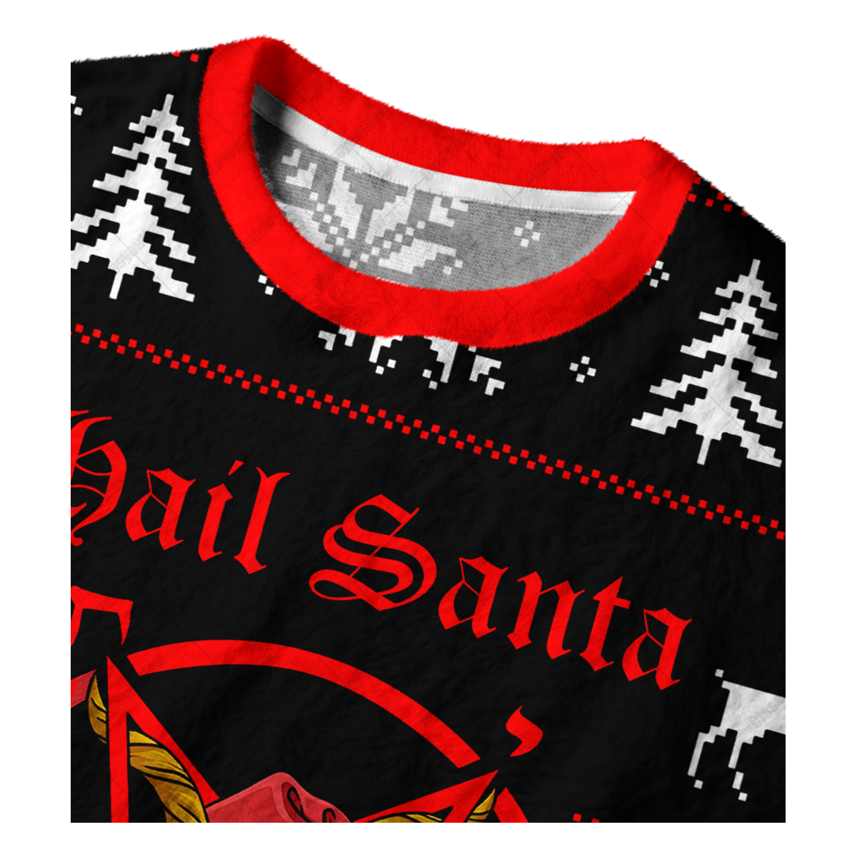 HAIL SANTA UGLY CHRISTMAS SWEATSHIRT — image 3