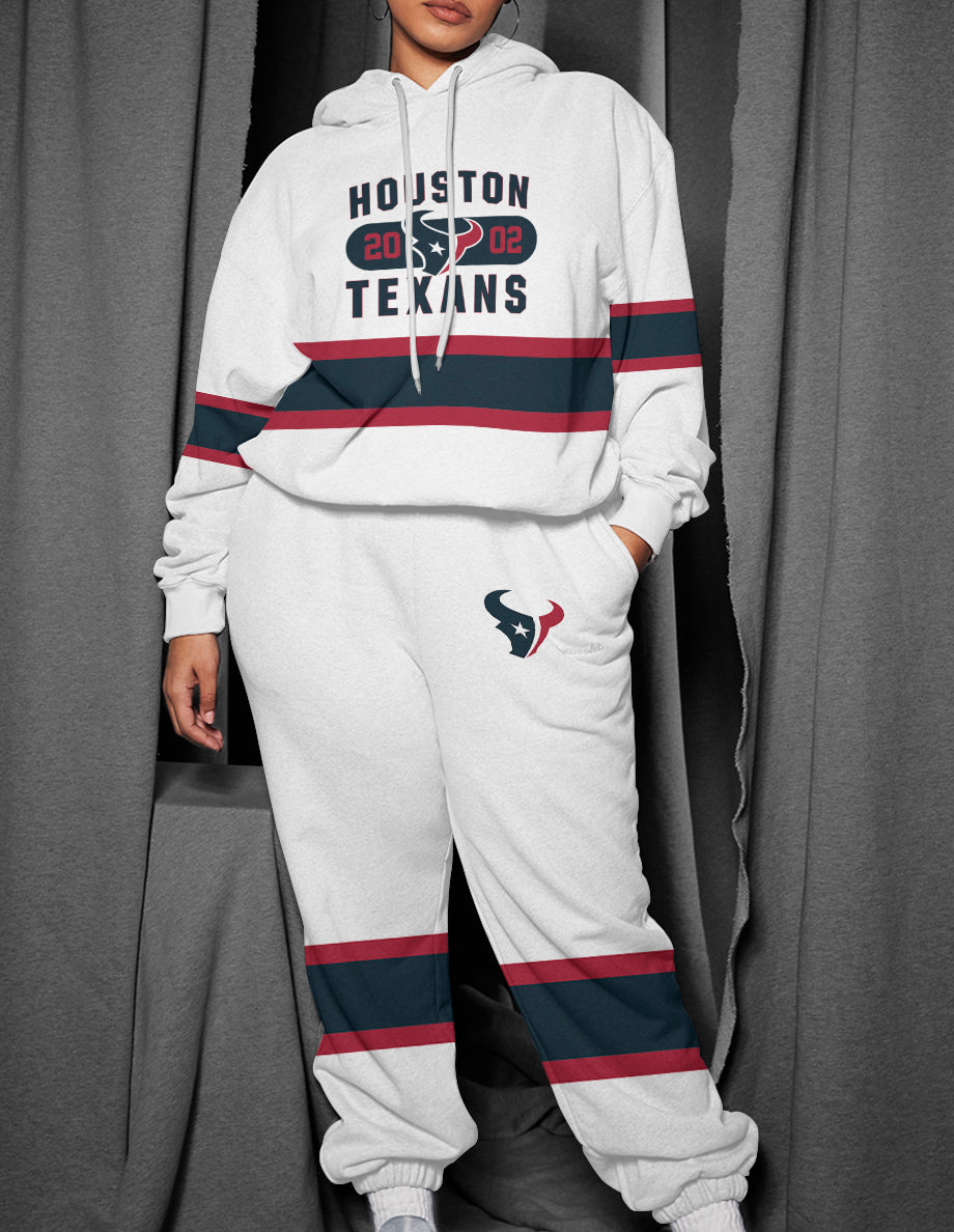 Houston Texans 3D Printed Pullover Hoodie And Sweatpant 2pcs Tracksuits