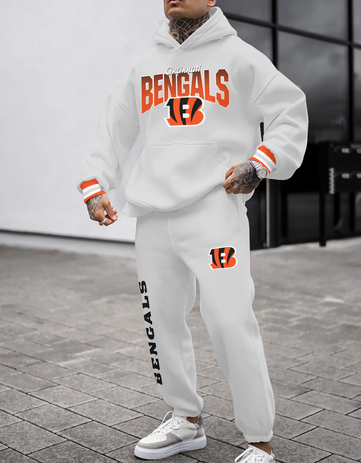 Cincinnati Bengals 3D Printed Pullover Hoodie And Sweatpant 2pcs Tracksuits
