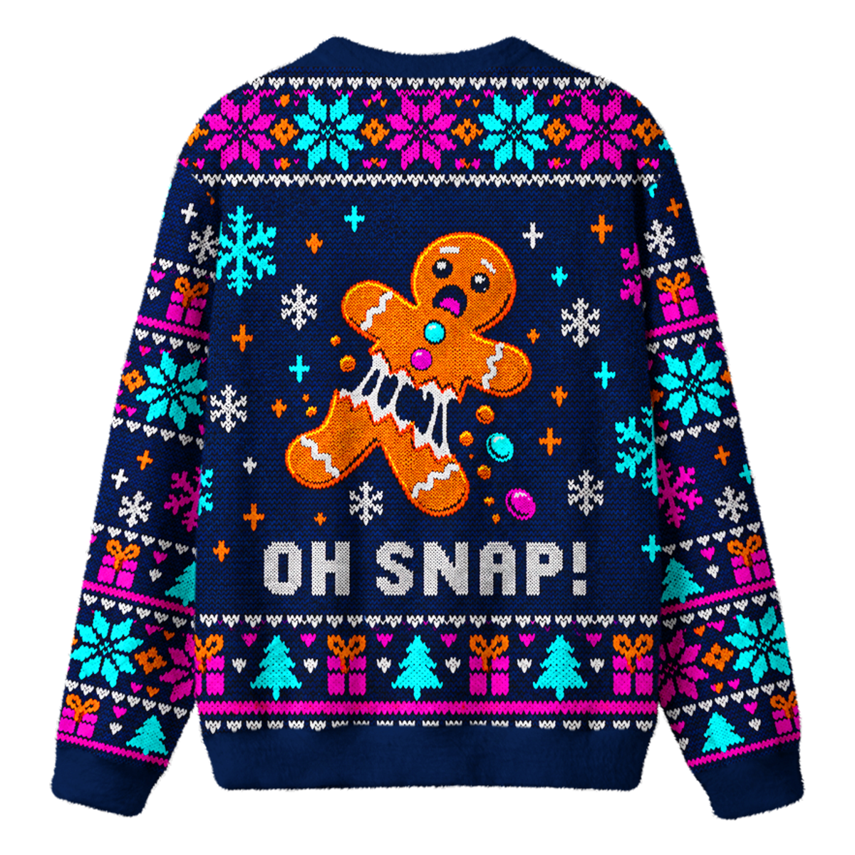 OH SNAP UGLY CHRISTMAS SWEATSHIRT — image 2