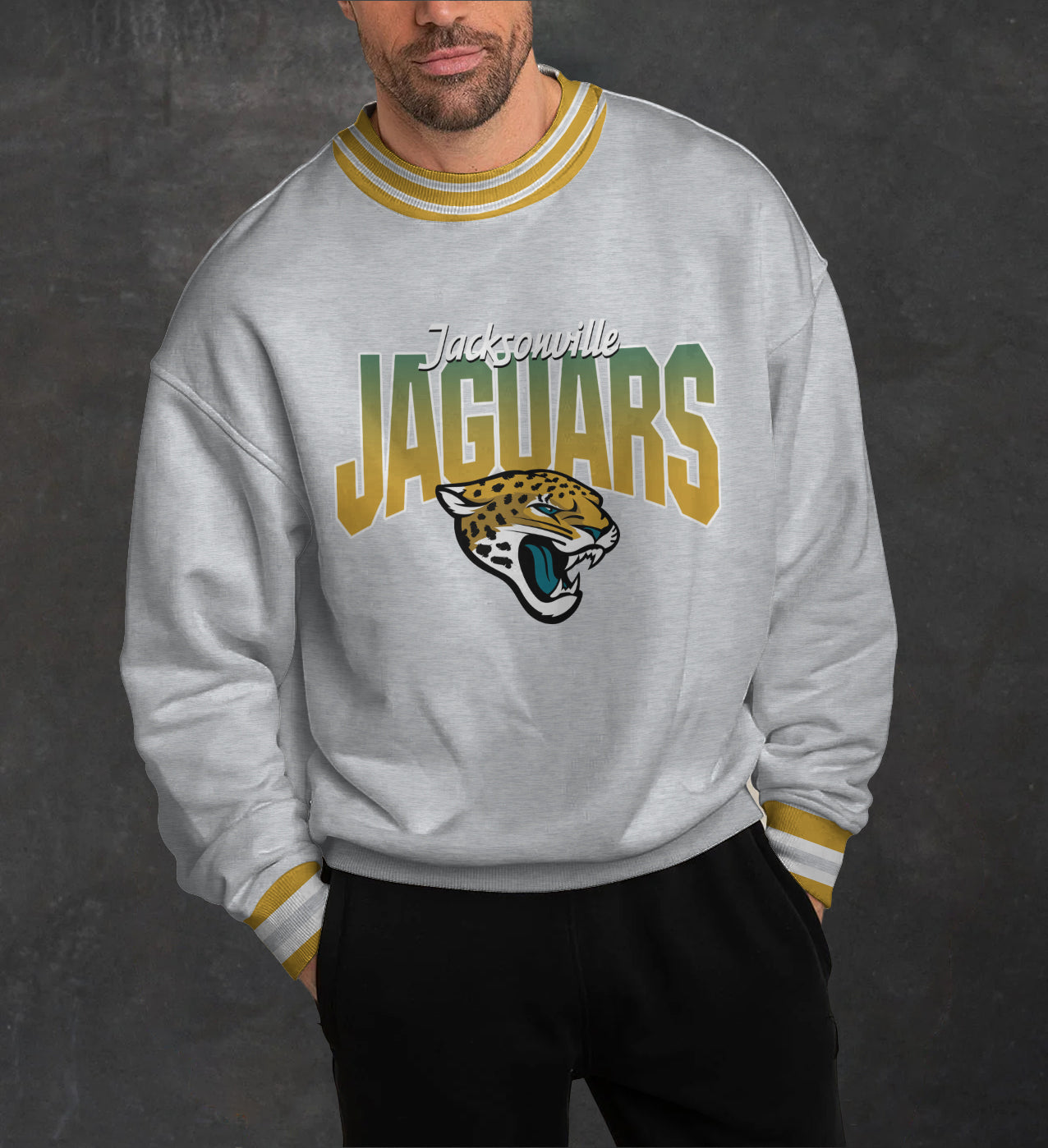 Jacksonville Jaguars 3D Limited Edition Crew Neck sweatshirt