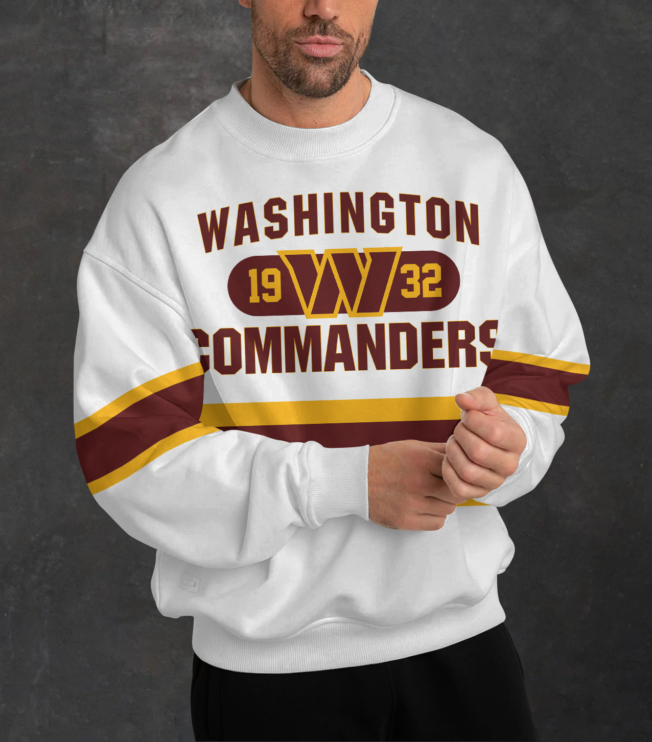 Washington Commanders 3D Limited Edition Crew Neck sweatshirt