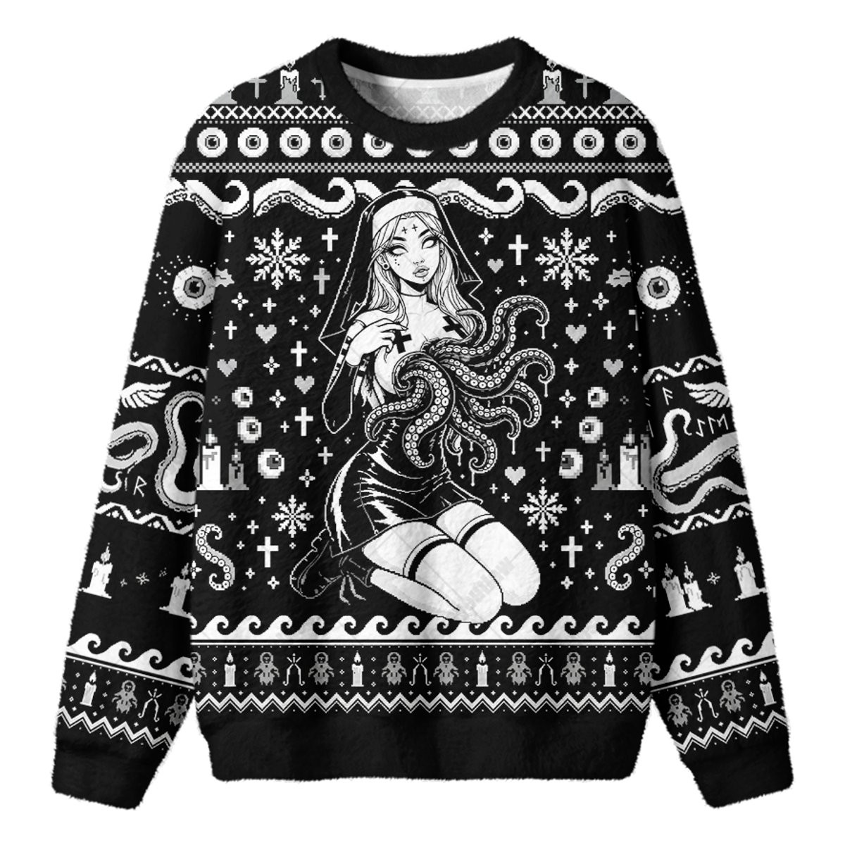CTHULHU UGLY CHRISTMAS SWEATSHIRT — image 1
