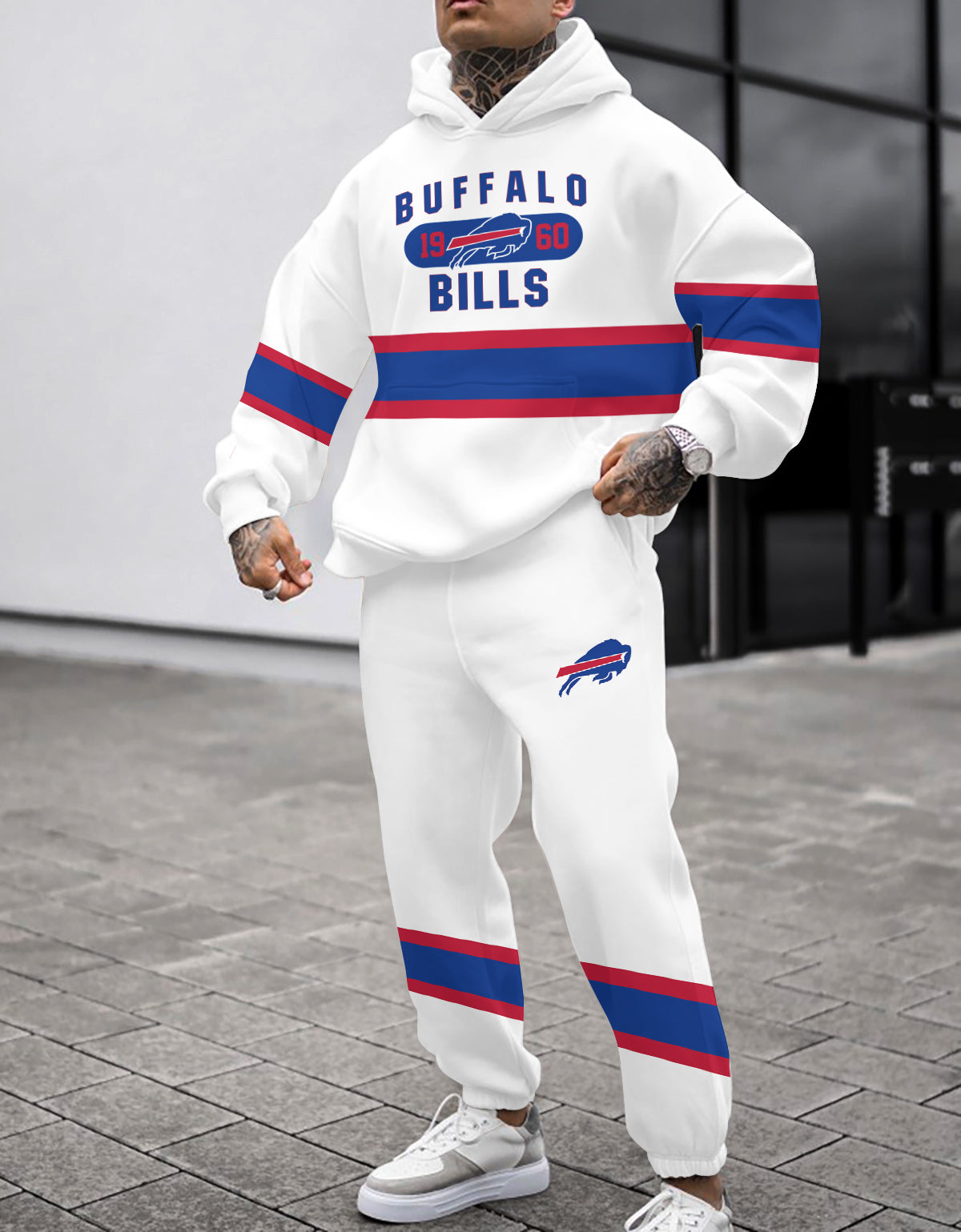 Buffalo Bills 3D Printed Pullover Hoodie And Sweatpant 2pcs Tracksuits