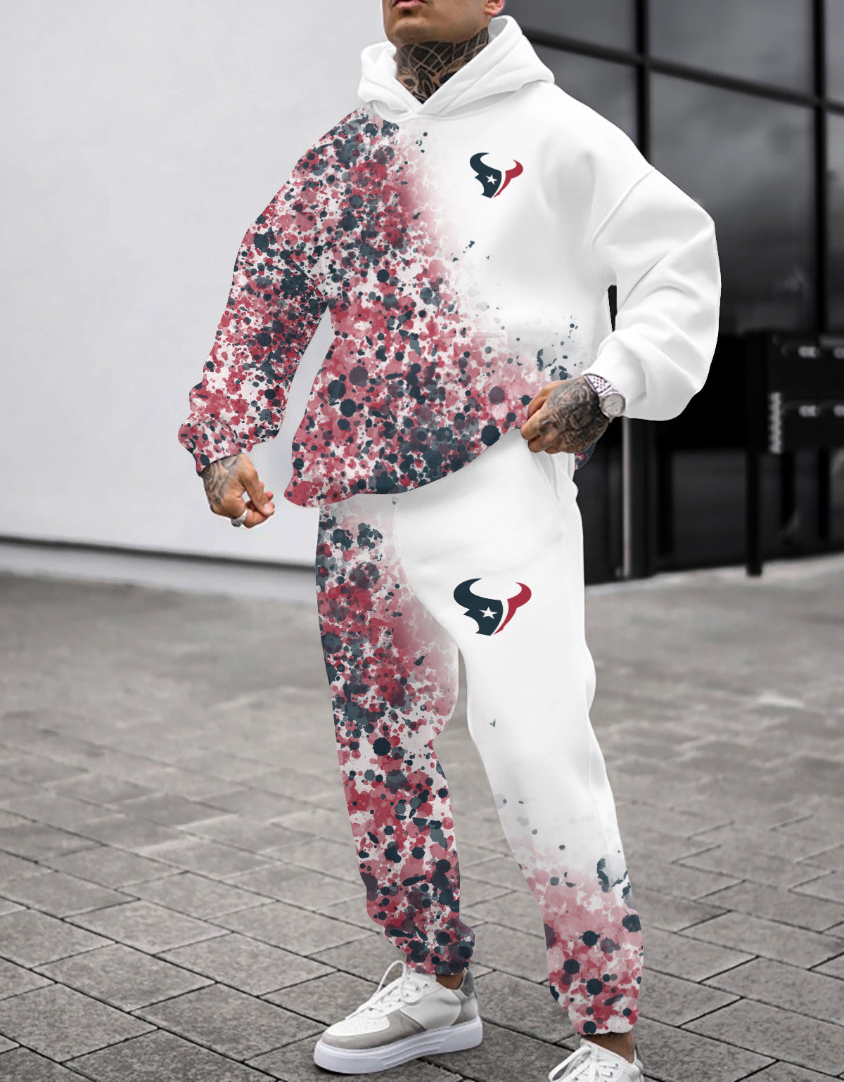 Houston Texans 3D Printed Pullover Hoodie And Sweatpant 2pcs Tracksuits