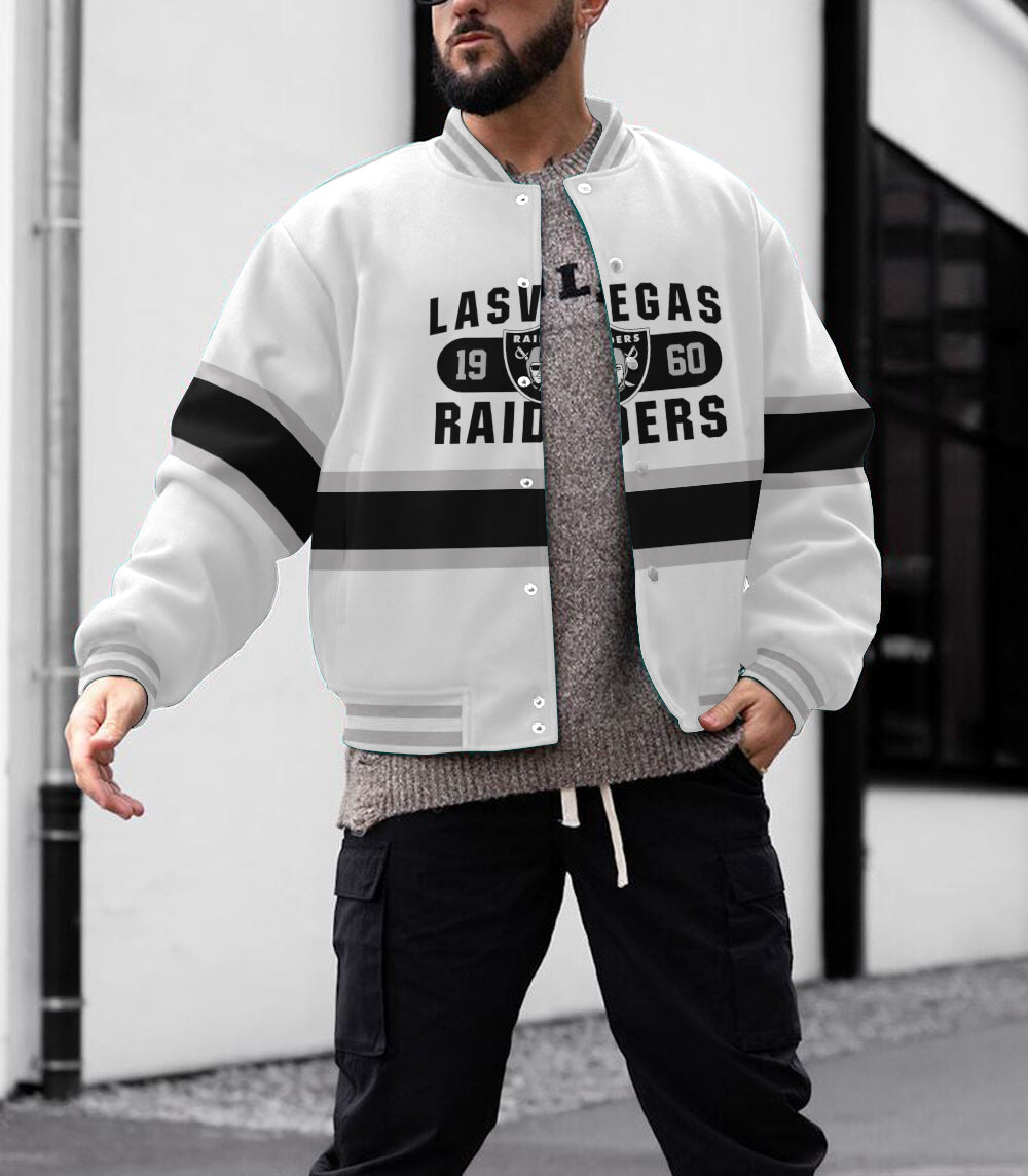 Las Vegas Raiders Men's Limited Edition Full-Snap Casual Jacket