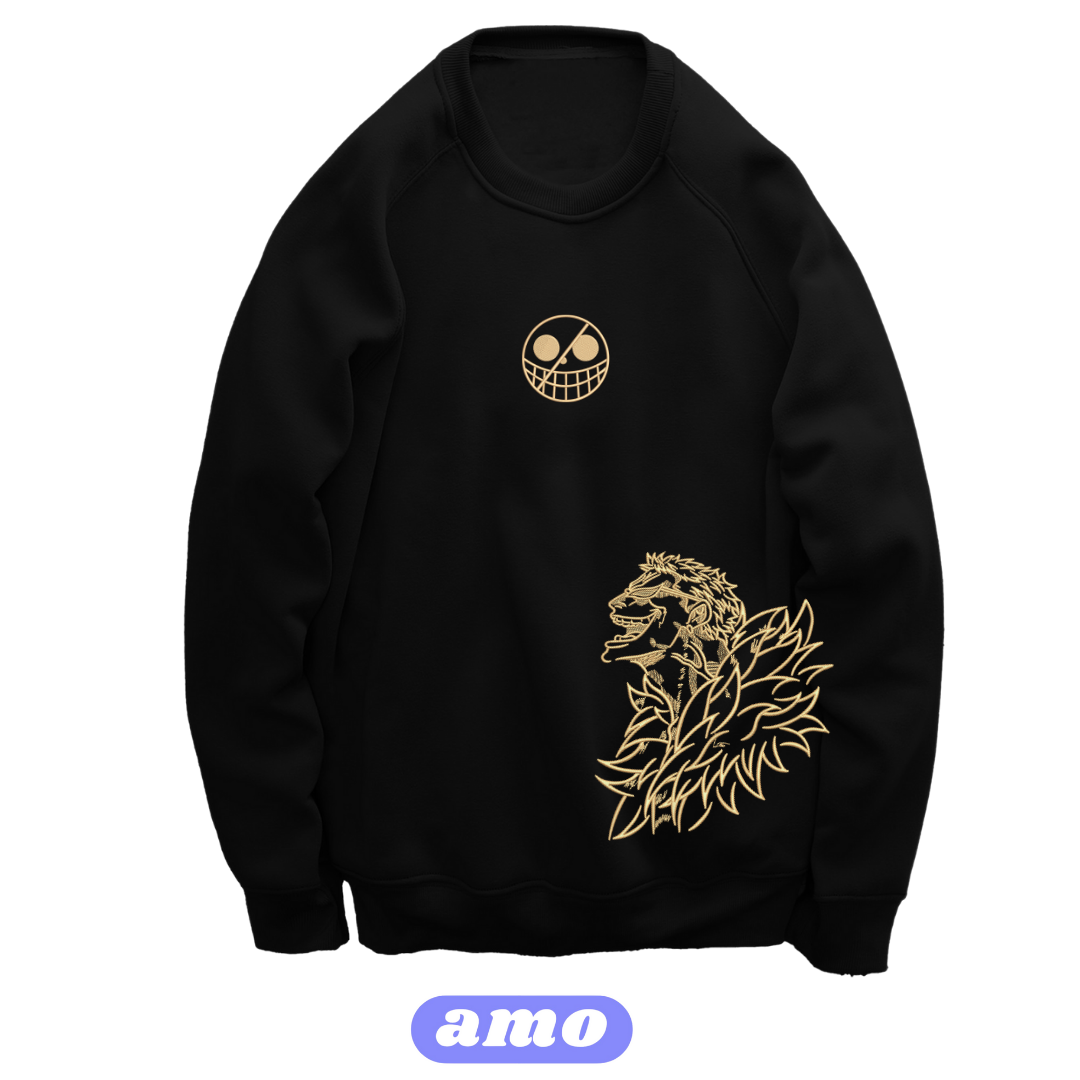Donquixote Doflamingo One Piece embroidered Sweater