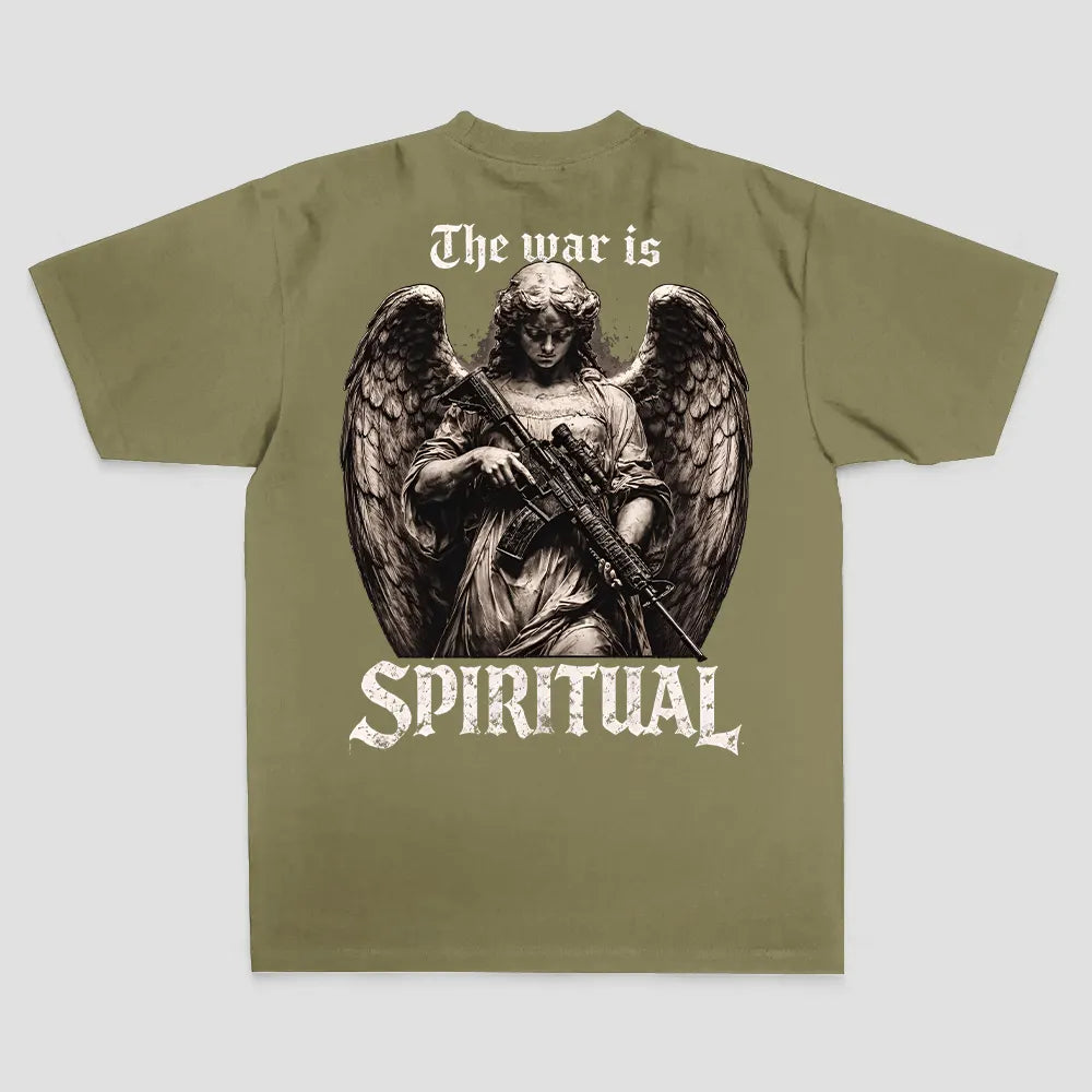 The War Is Spiritual Printed Men's T-shirt