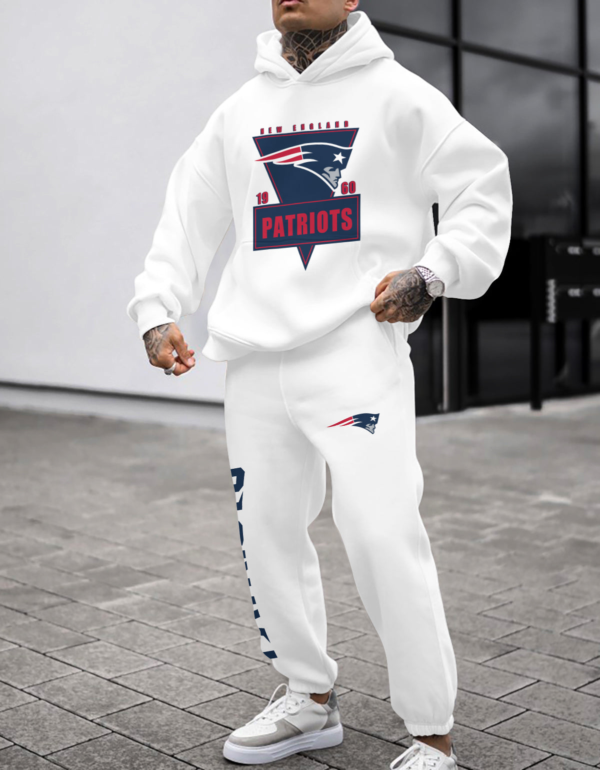 New England Patriots  3D Printed Pullover Hoodie And Sweatpant 2pcs Tracksuits