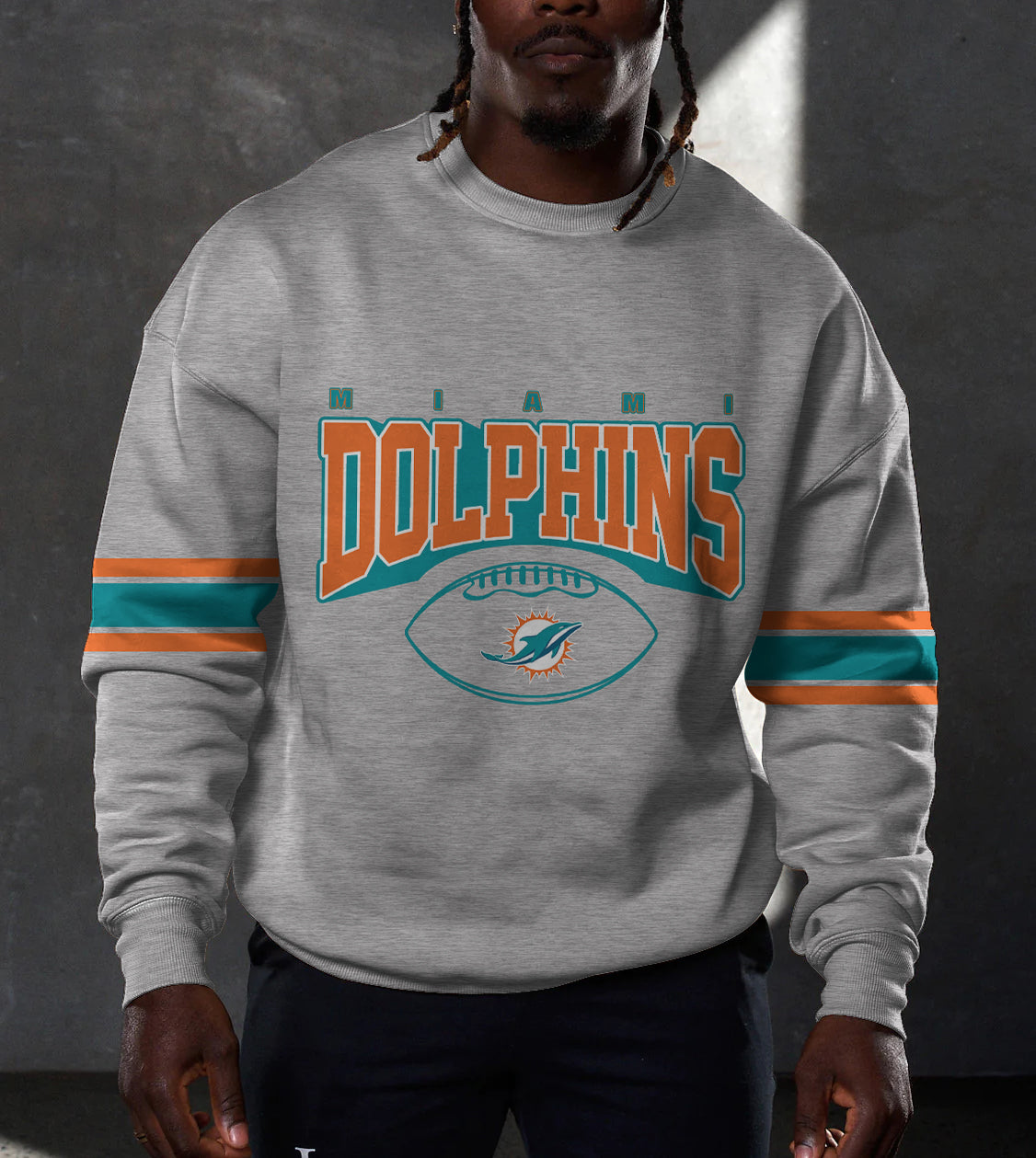 Miami Dolphins 3D Limited Edition Crew Neck sweatshirt