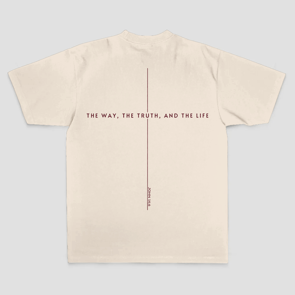 The Way The Truth And The Life Printed Men's T-shirt