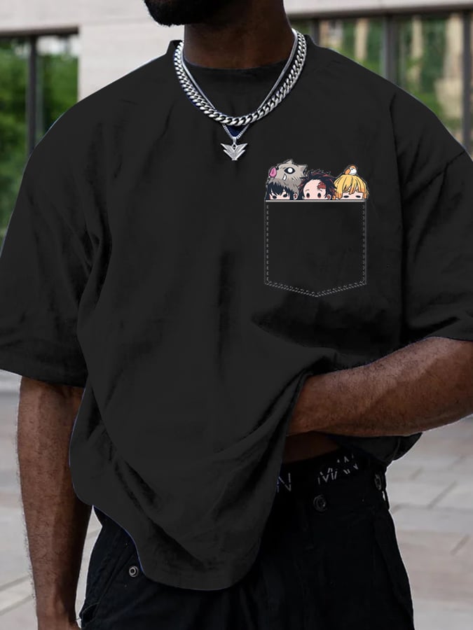 Men's Oversized Bleach Short Sleeve T-Shirt