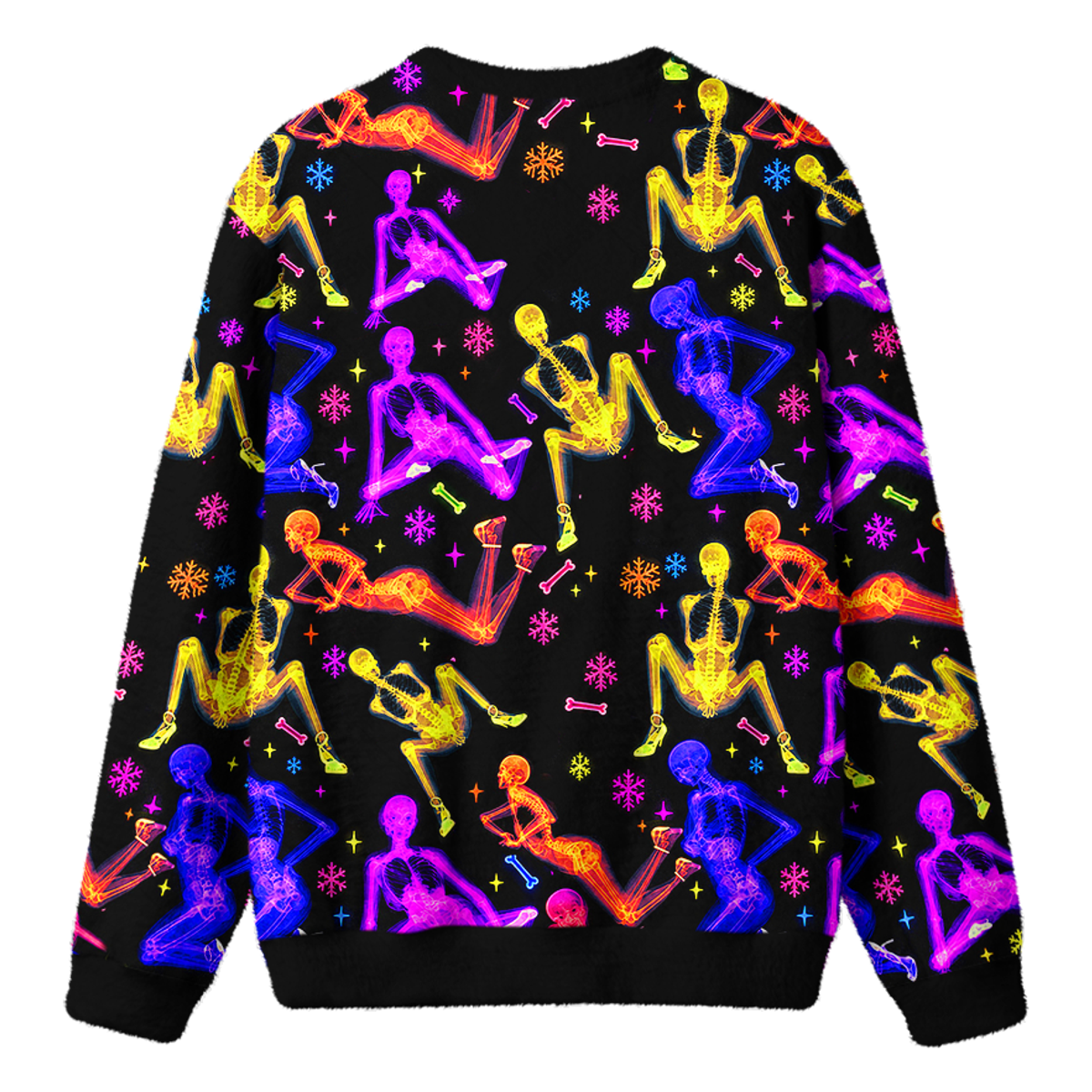 GLOW SKELETON KNIT SWEATSHIRT — image 2