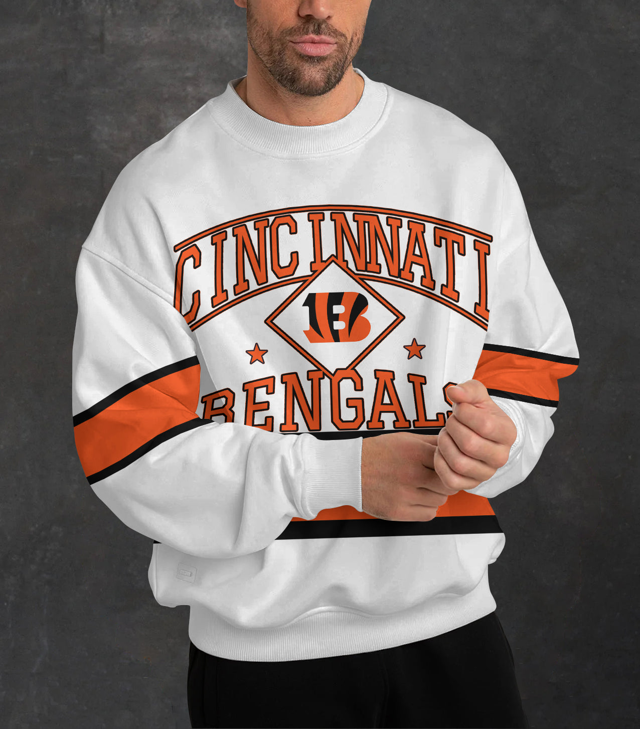 Cincinnati Bengals 3D Limited Edition Crew Neck sweatshirt
