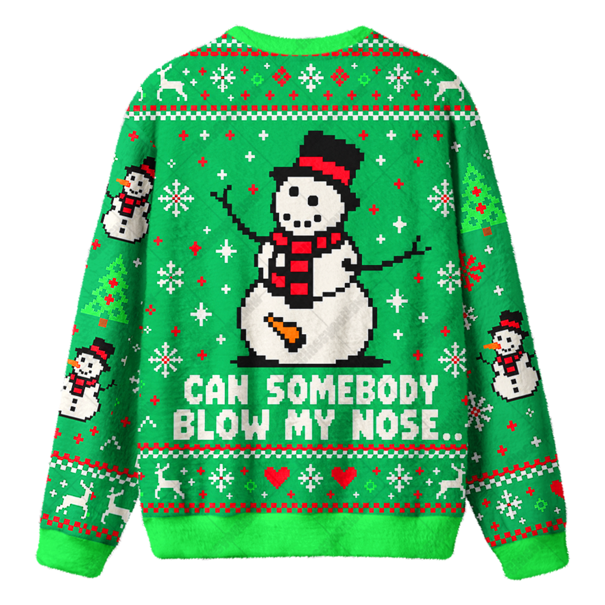 SNOWMAN MEME UGLY CHRISTMAS SWEATSHIRT — image 2