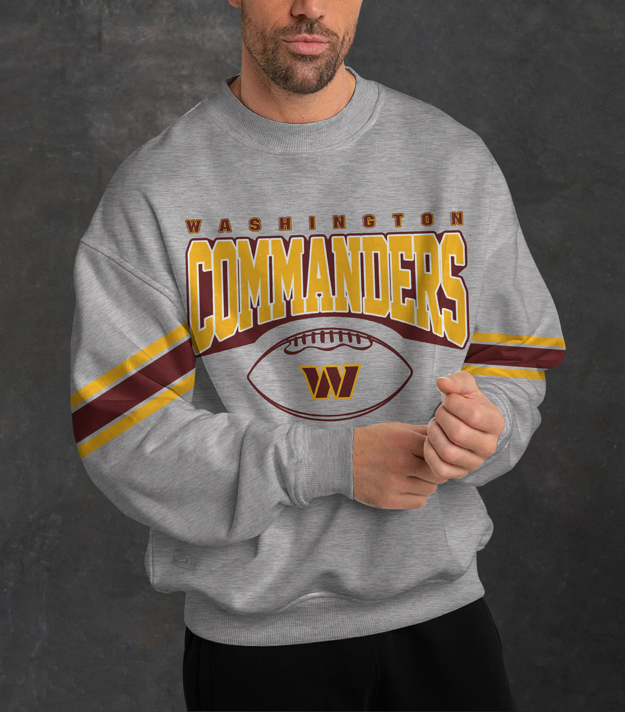 Washington Commanders 3D Limited Edition Crew Neck sweatshirt