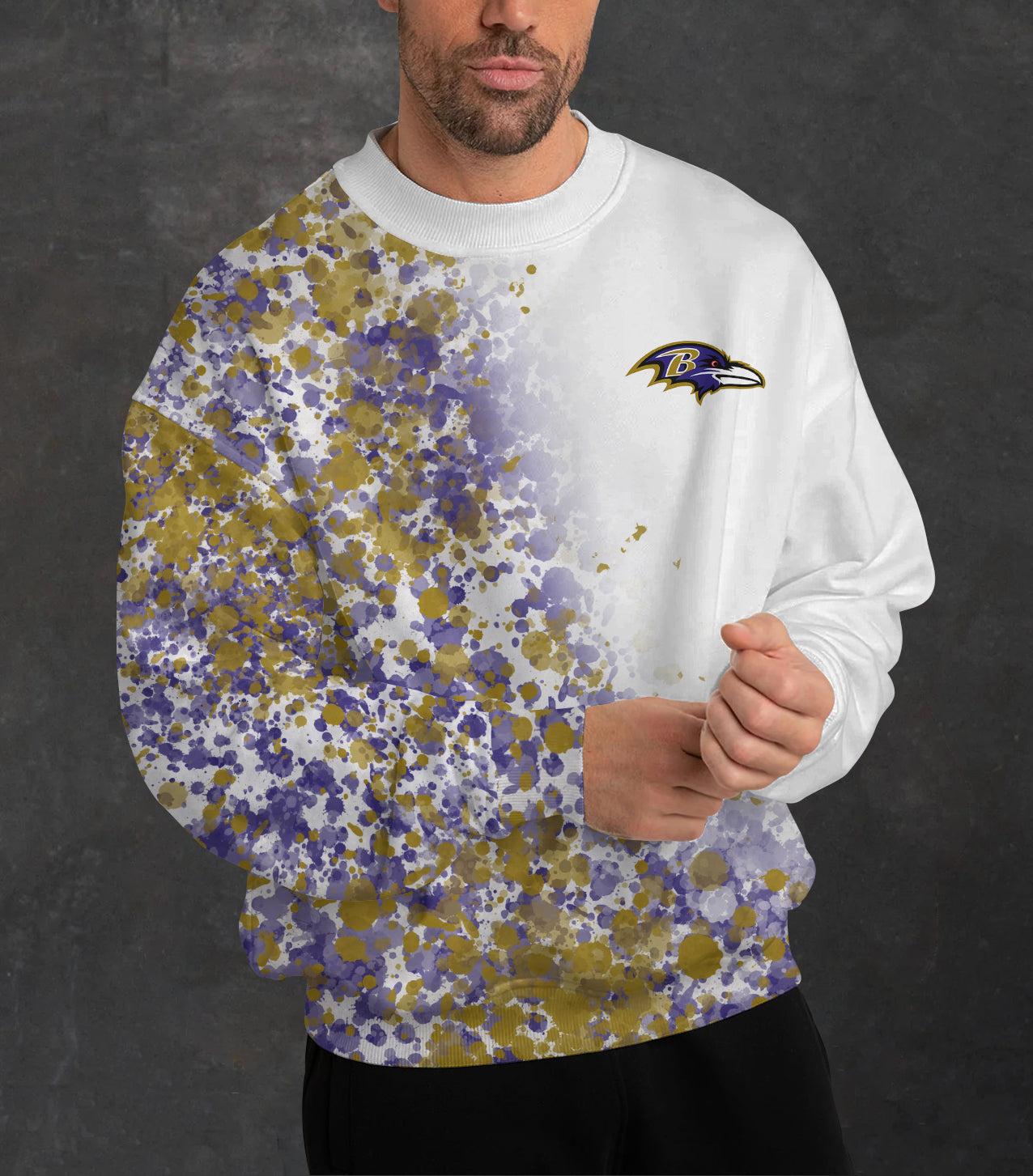 Baltimore Ravens 3D Limited Edition Crew Neck sweatshirt